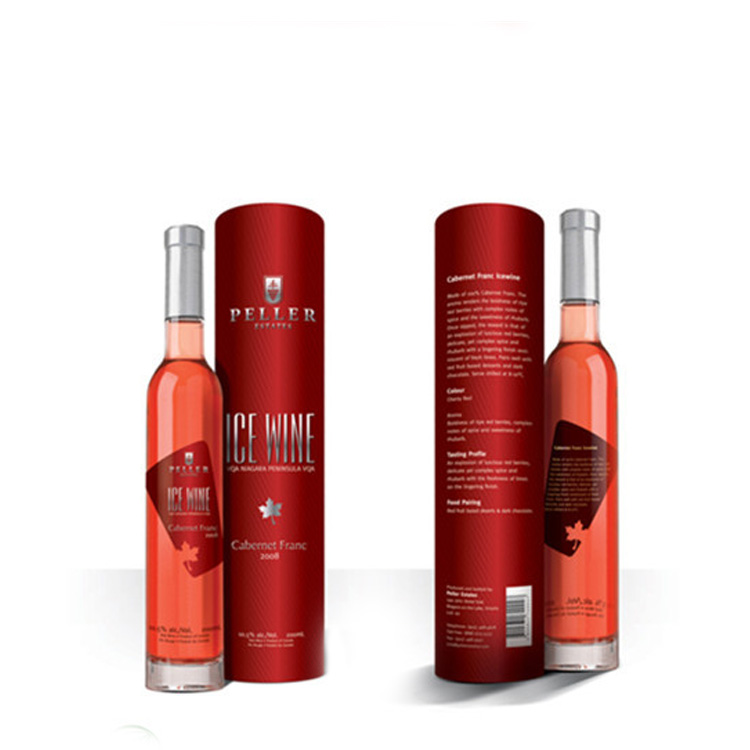 High Quality Kraft Cardboard Custom CMYK Printing Matt Round Shape Packaging Paper Wine Bottle Paper Tube