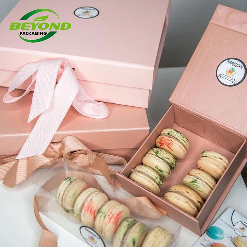 Custom Size High Quality Cardboard Round Packaging Satin Transparent Christmas Gifting Box with Bowknot