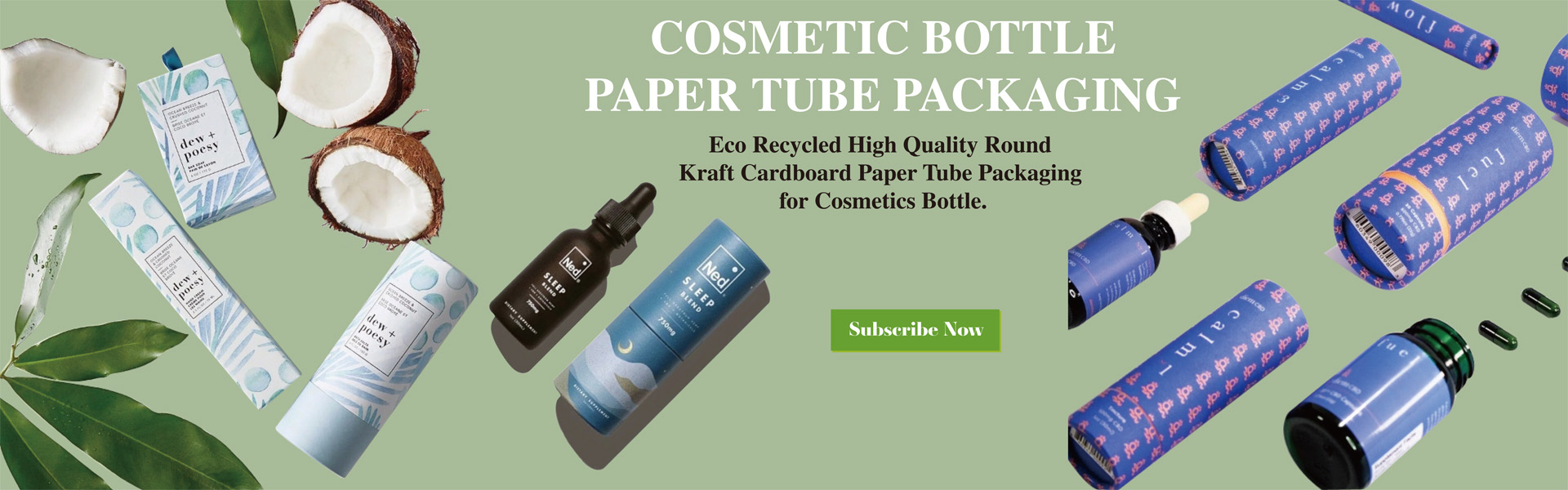 Cosmetic bottle packaging