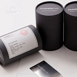 Manufacturer Custom Printed Cardboard Cylinder Biodegradable Round Black Paper Tube For Toothpaste Tablets Packaging