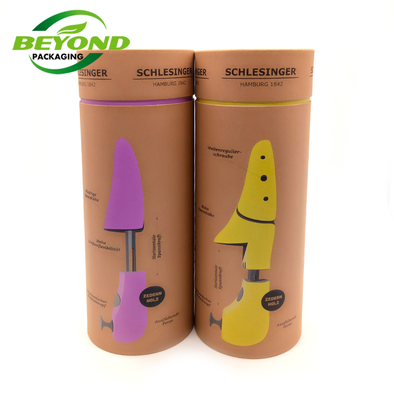 Eco Friendly Recycled Custom Printing Paper Cylinder Cardboard Round Box Packaging For 30ml Bottles Glassware