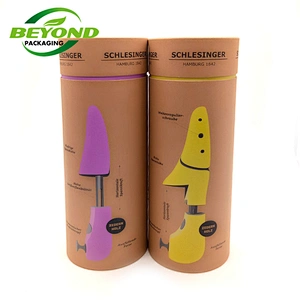 Eco Friendly Recycled Custom Printing Paper Cylinder Cardboard Round Box Packaging For 30ml Bottles Glassware