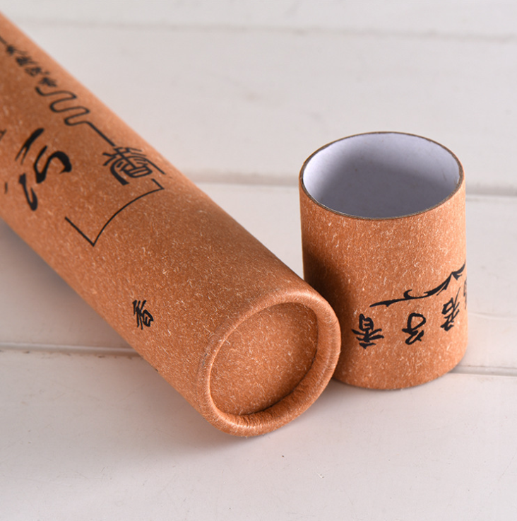 Eco friendly good quality 2mm thickness hard cardboard poster mailing tube packaging with customized printing poster cylinder