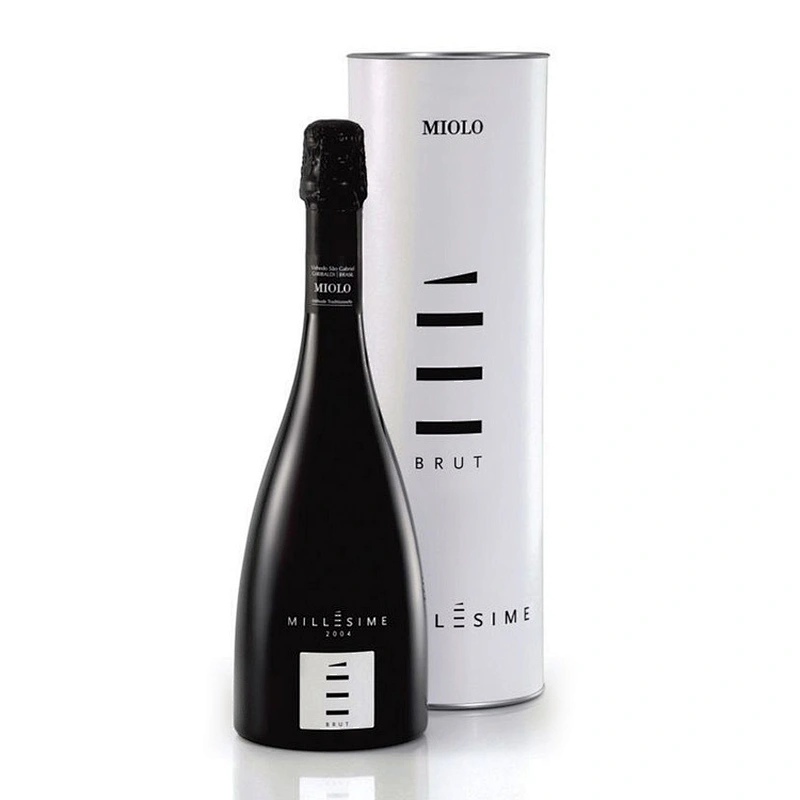 Recycled Luxury Customized Printing black Cylinder cardboard paper whisky box wine glass Tube Box for bottle packaging