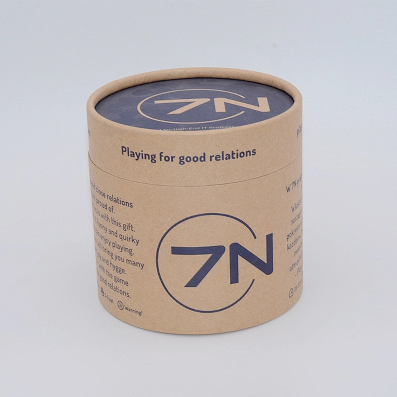 Recycled Cylinder Paper Gift Custom Printing Tags Round Cardboard Tube Luxury Bottle Packaging Box For Cigarette