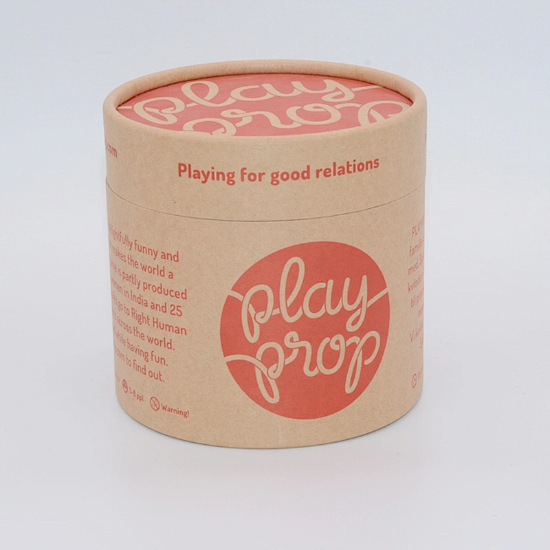 Recycled Cylinder Paper Gift Custom Printing Tags Round Cardboard Tube Luxury Bottle Packaging Box For Cigarette