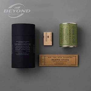 Manufacturer Custom Printed Cardboard Cylinder Biodegradable Round Black Paper Tube For Toothpaste Tablets Packaging