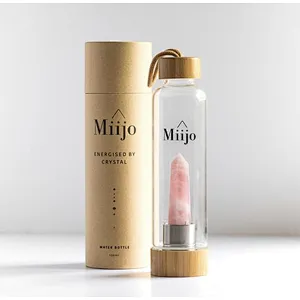Customized Silver Stamping Logo Recycled Biodegradable Black Thick Cardboard Paper Core Tube for Hot Reusable Water Bottle