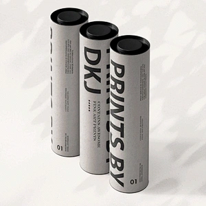 Round Packaging Boxes custom black paper kraft cardboard package long paper tubes for posters