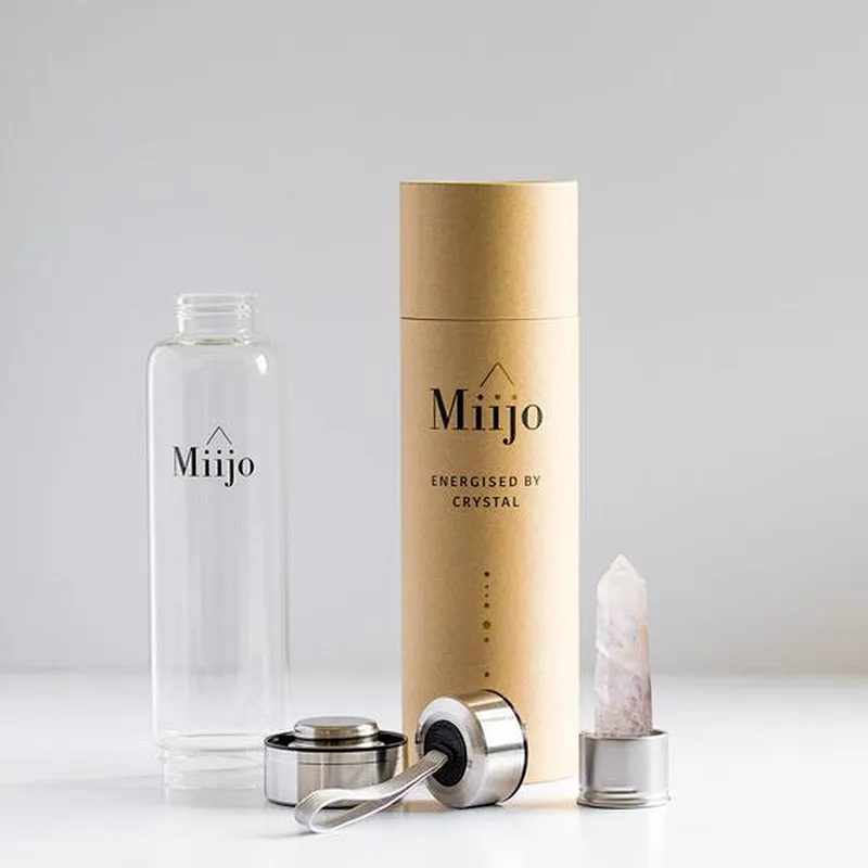 Customized Silver Stamping Logo Recycled Biodegradable Black Thick Cardboard Paper Core Tube for Hot Reusable Water Bottle