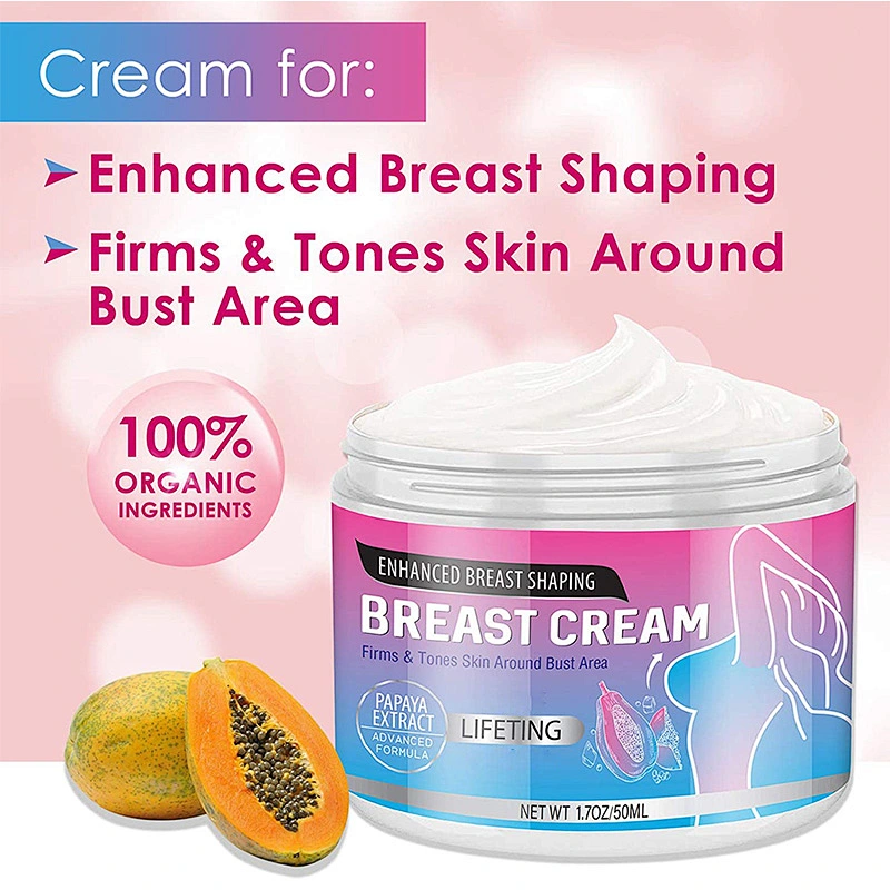 Private Label Instant Big Boobs Tight Massager Cream Best Natural Organic Firming Breast Enhancement Cream