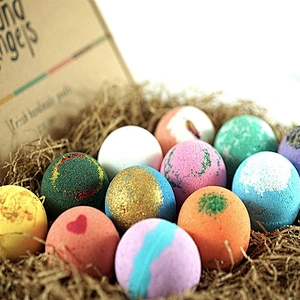 Good quality factory directly bath balls Organic Bubble Fizzies Colorful Rainbow Fizzy Bath Bombs Gift Set
