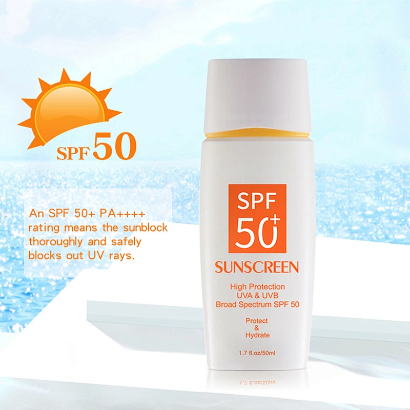 Wholesale Private Label Natural Organic Body and Face Sunblock Moisturizing SPF 50 Sunscreen Spray