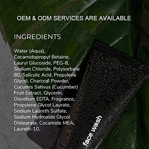 Wow Best Men Facial Facewash Charcoal Acne Clean And Clear Organic Whitening Men's Face Cleanser Wash