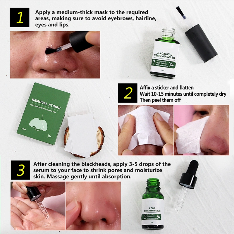 Private Label Remove Blackheads Skin Care Set