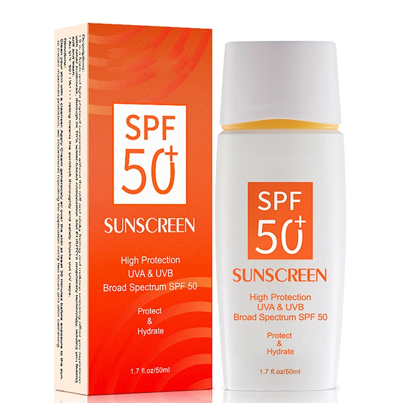 Wholesale Private Label Natural Organic Body and Face Sunblock Moisturizing SPF 50 Sunscreen Spray