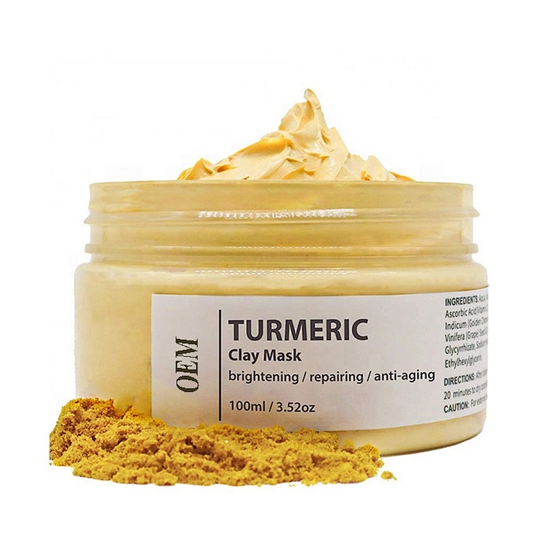 Private Label Turmeric Clay Face Mask