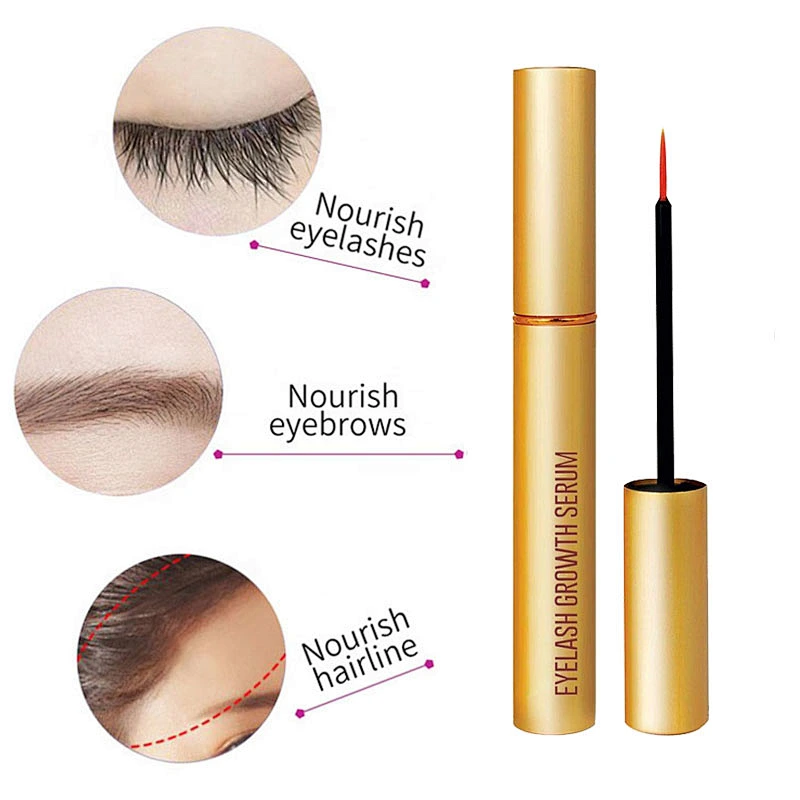 Private label eyelash and eyebrow growth serum
