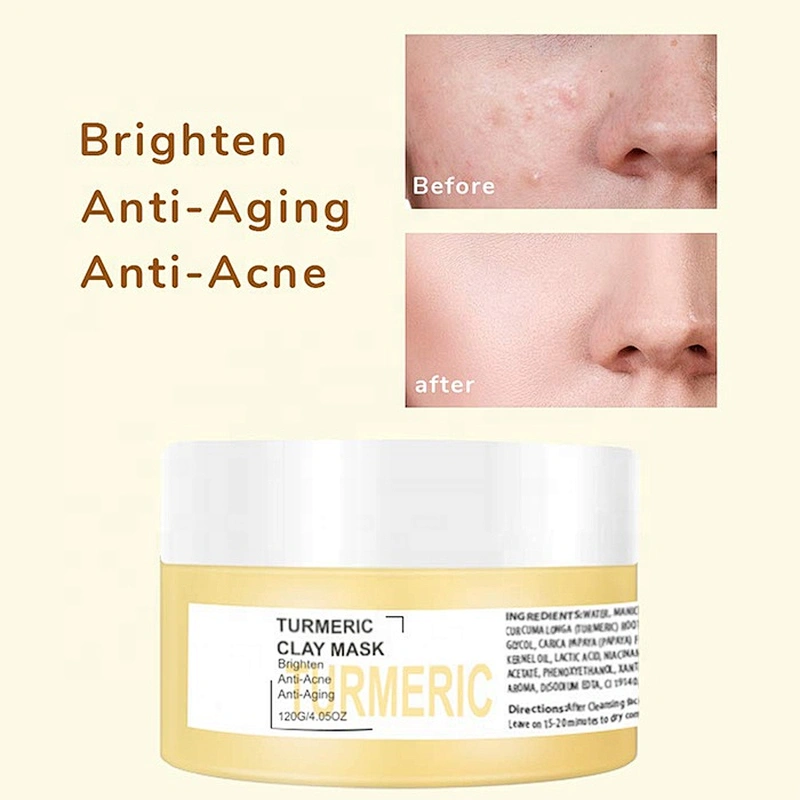 Private Label Turmeric Clay Face Mask