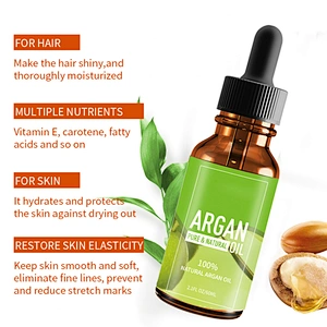 Natural Organic Morocco Argan Serum Repair Hair Enriched Care Essential Oil
