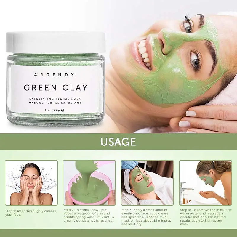Private Label Green Tea Face Mask