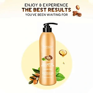 Private Label High Quality Herbal And Natural Organic Argan Oil Hair Shampoo For Curly Hair/Hair Wigs