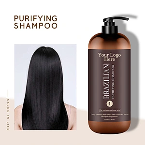 Private Label Brazilian keratin for hair products Blowout Shampoo Conditioner Purifying Professional salon Keratin Treatment