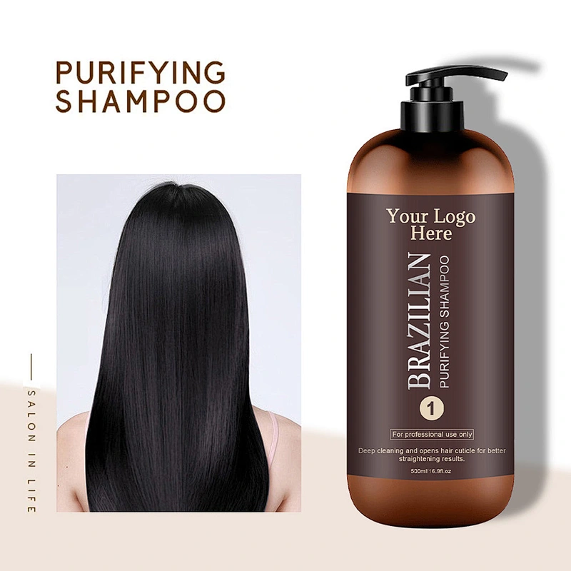 Private Label Brazilian keratin for hair products Blowout Shampoo Conditioner Purifying Professional salon Keratin Treatment