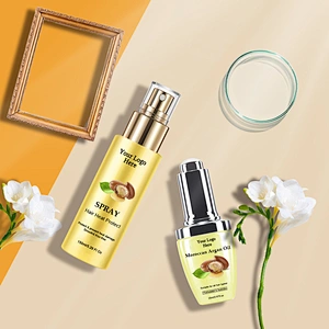 Private label Wholesale Hair Care Product Series Organic Morocco Argan Oil spray hair mask shampoo and conditioner