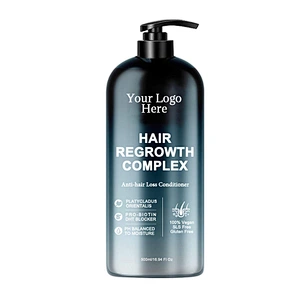 Private label hair growth shampoo loss hair shampoo and conditioner set for WOMEN