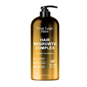 Private label hair growth shampoo loss hair shampoo and conditioner set for WOMEN