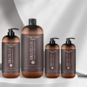 Private Label Brazilian keratin for hair products Blowout Shampoo Conditioner Purifying Professional salon Keratin Treatment