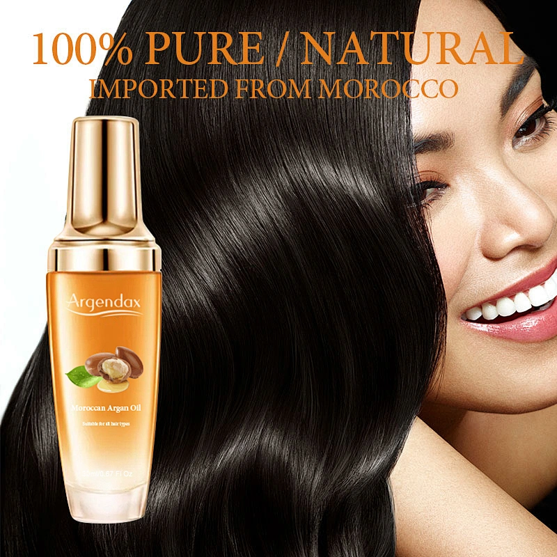 Private label Best Natural Smooth Organic Repair Hair Care Treatment Product Series Organic Essential Argan Oil Morocco