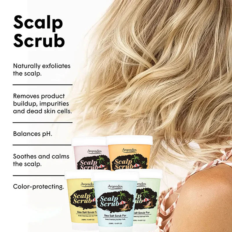 Private Label Wholesale Hair Treatment Deep Cleansing Purifying Anti-Dandruff Shampoo Hair Wash Massager Scalp Scrub