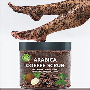 wholesale private label best anti cellulite coffee body scrub
