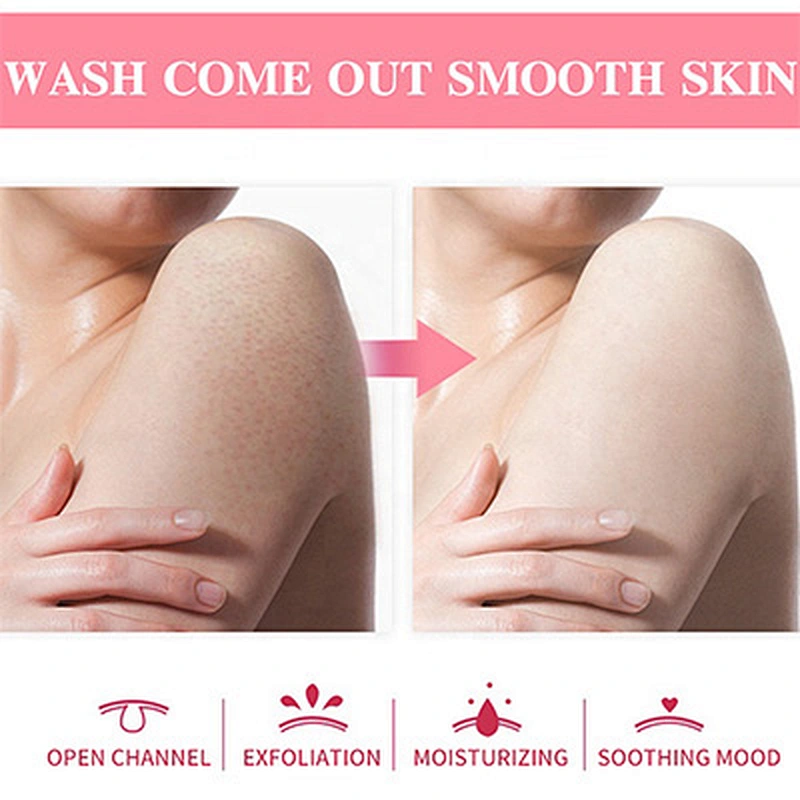 Private Label exfoliator 100% natural himalayan pink salt body scrub