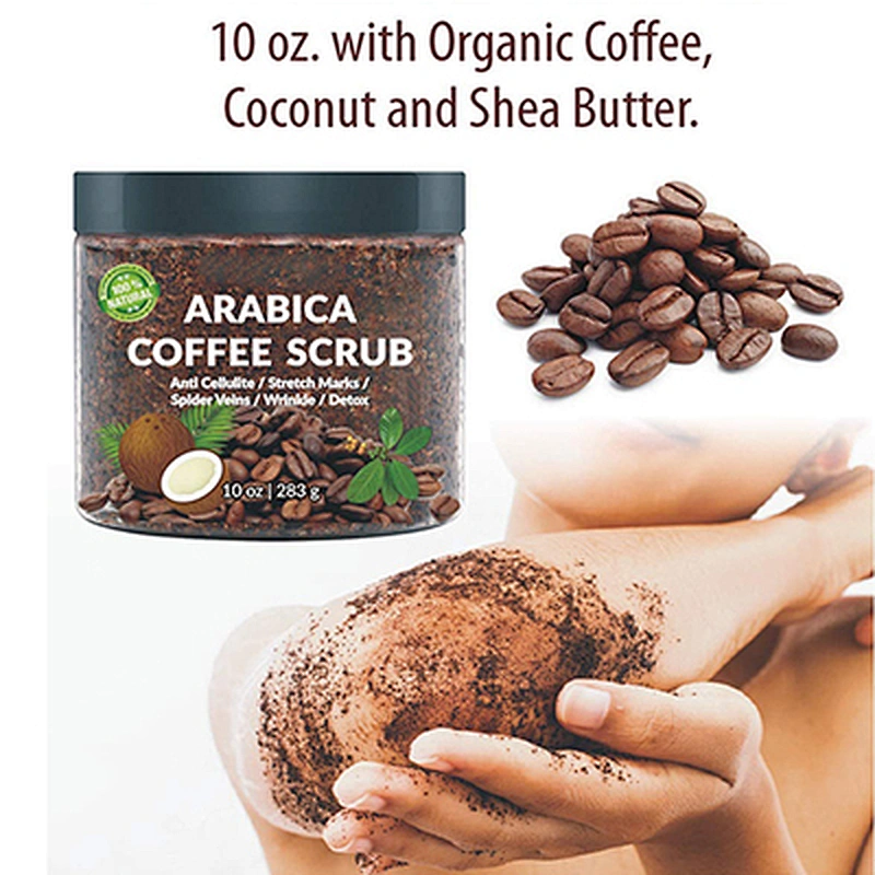wholesale private label best anti cellulite coffee body scrub