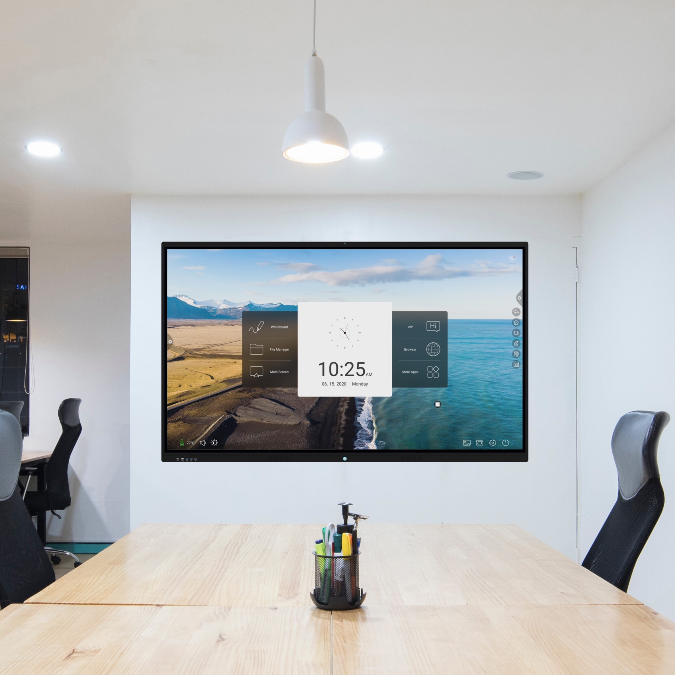 Video conference smart whiteboards