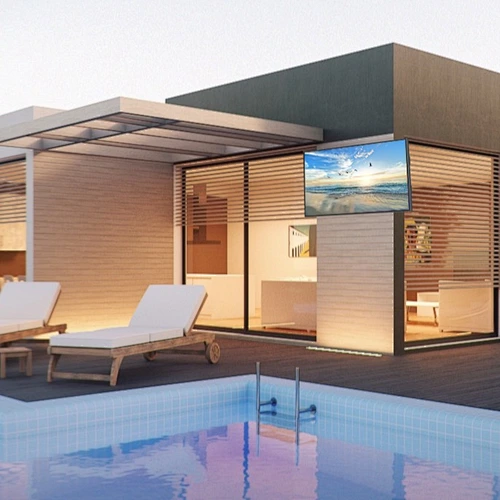 Poolside IP67 Outdoor Wall Mounted Displays