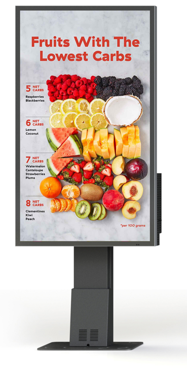 Schede menu drive-thru QSR da esterno singole