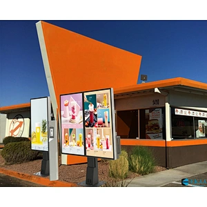 QSR DRIVER-THRU System Outdoor Menu Boards Oudoor digital signage