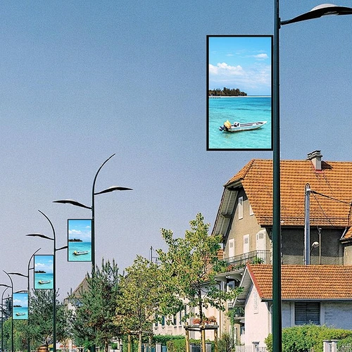 Pole Sign IP67 Outdoor Displays 4000nits