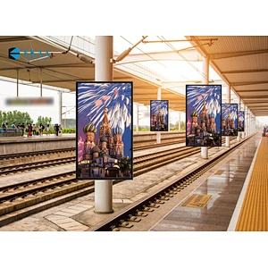 Affichage extérieur de la gare