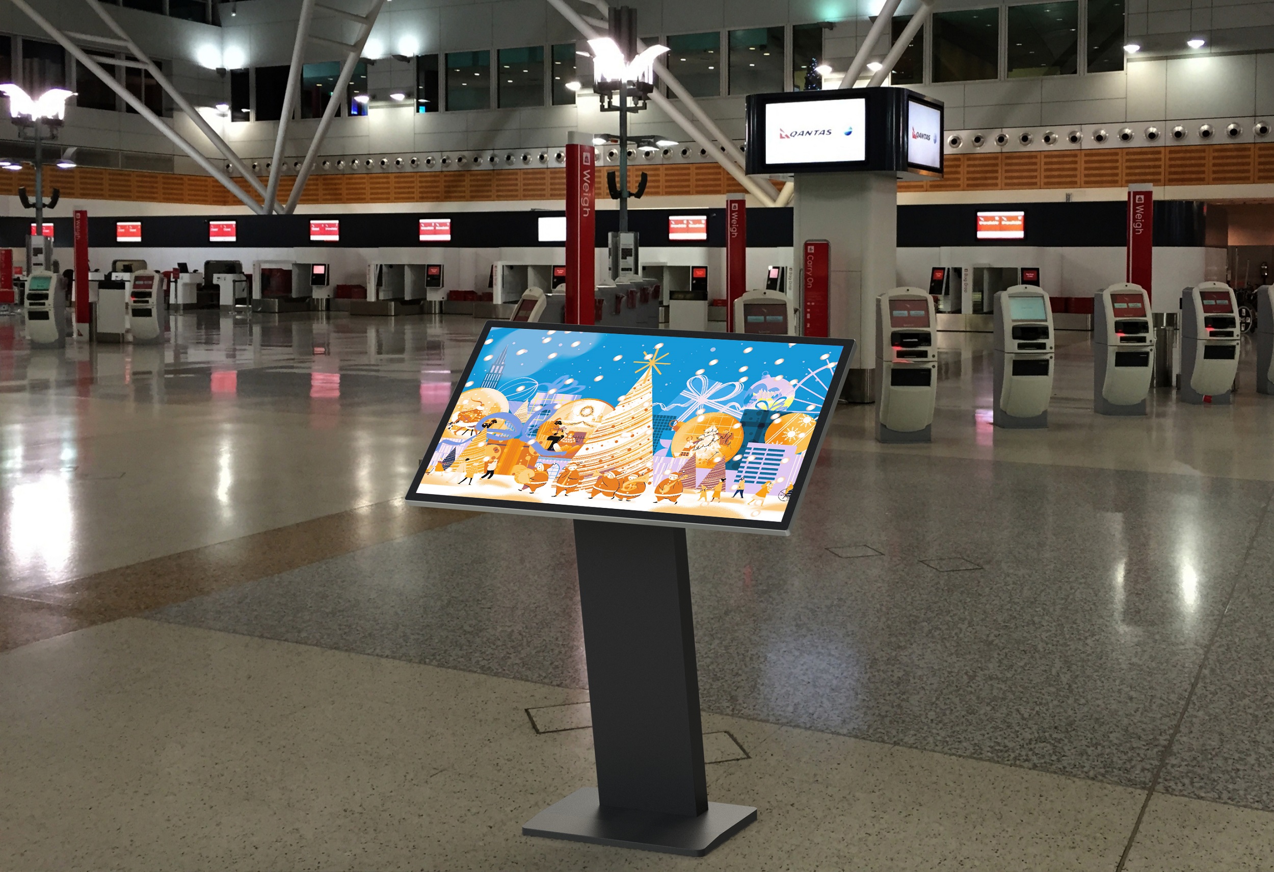 Information Touch Kiosk