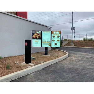 QSR DRIVER-THRU System Outdoor Menu Boards Oudoor digital signage