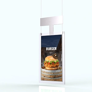 Ultra-thin ceiling double sides displays