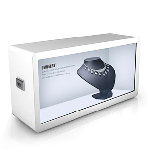 Transparent LCD Showcase