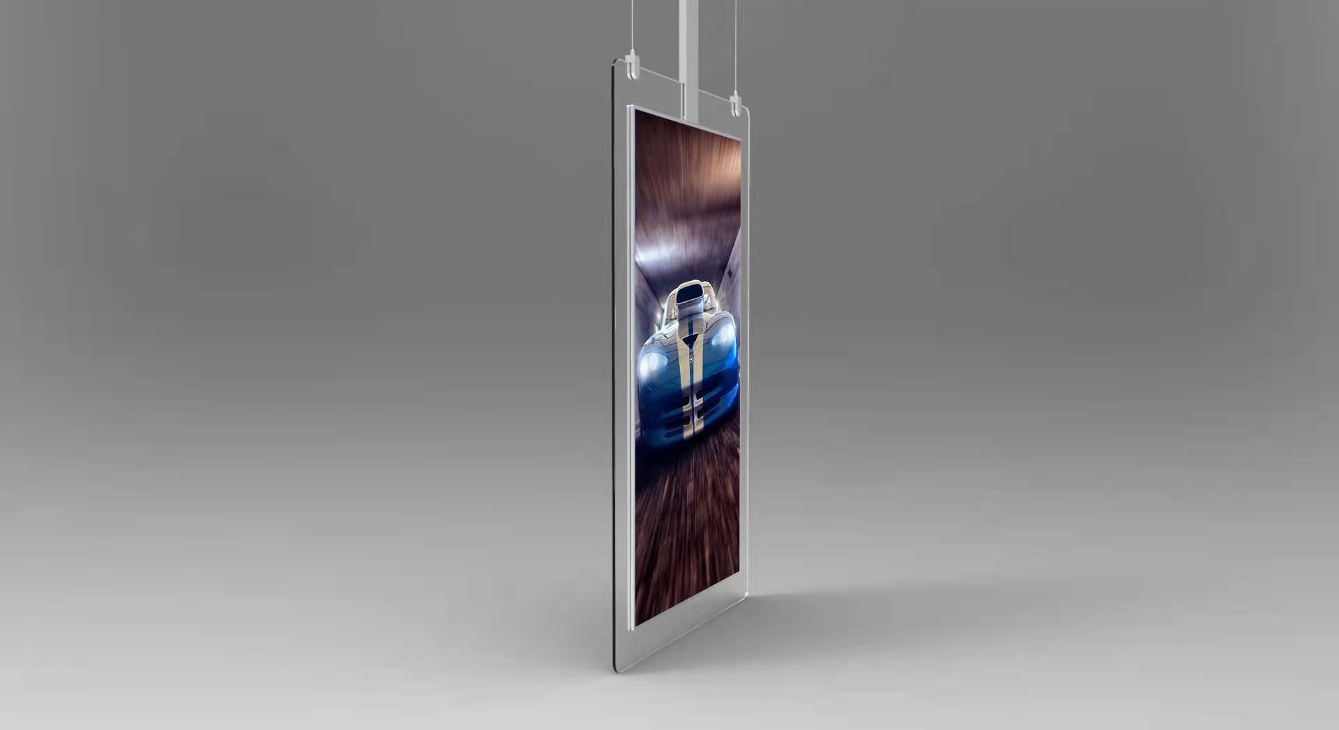 Doppelseitige Displays mit ultradünner Decke
