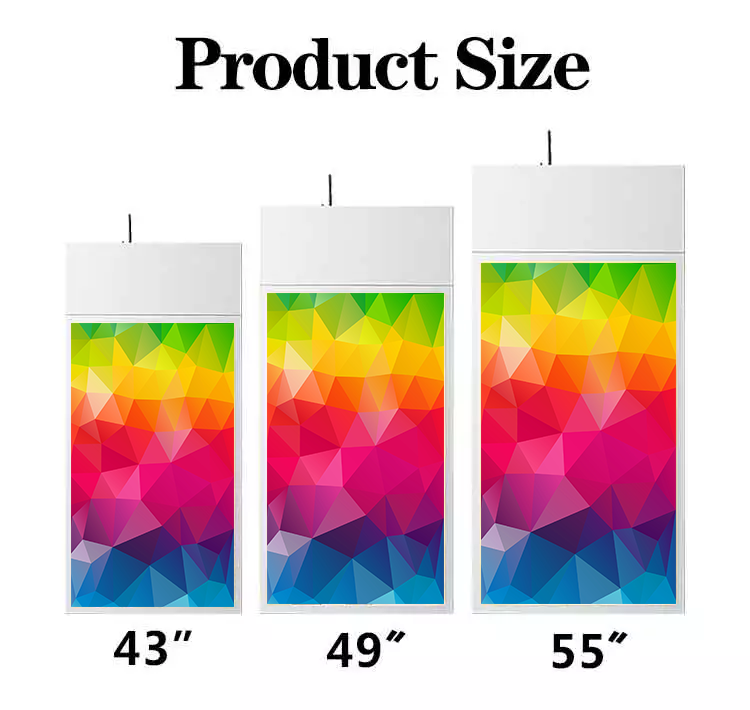 Ceiling Double Sides Displays 700nits+350nits