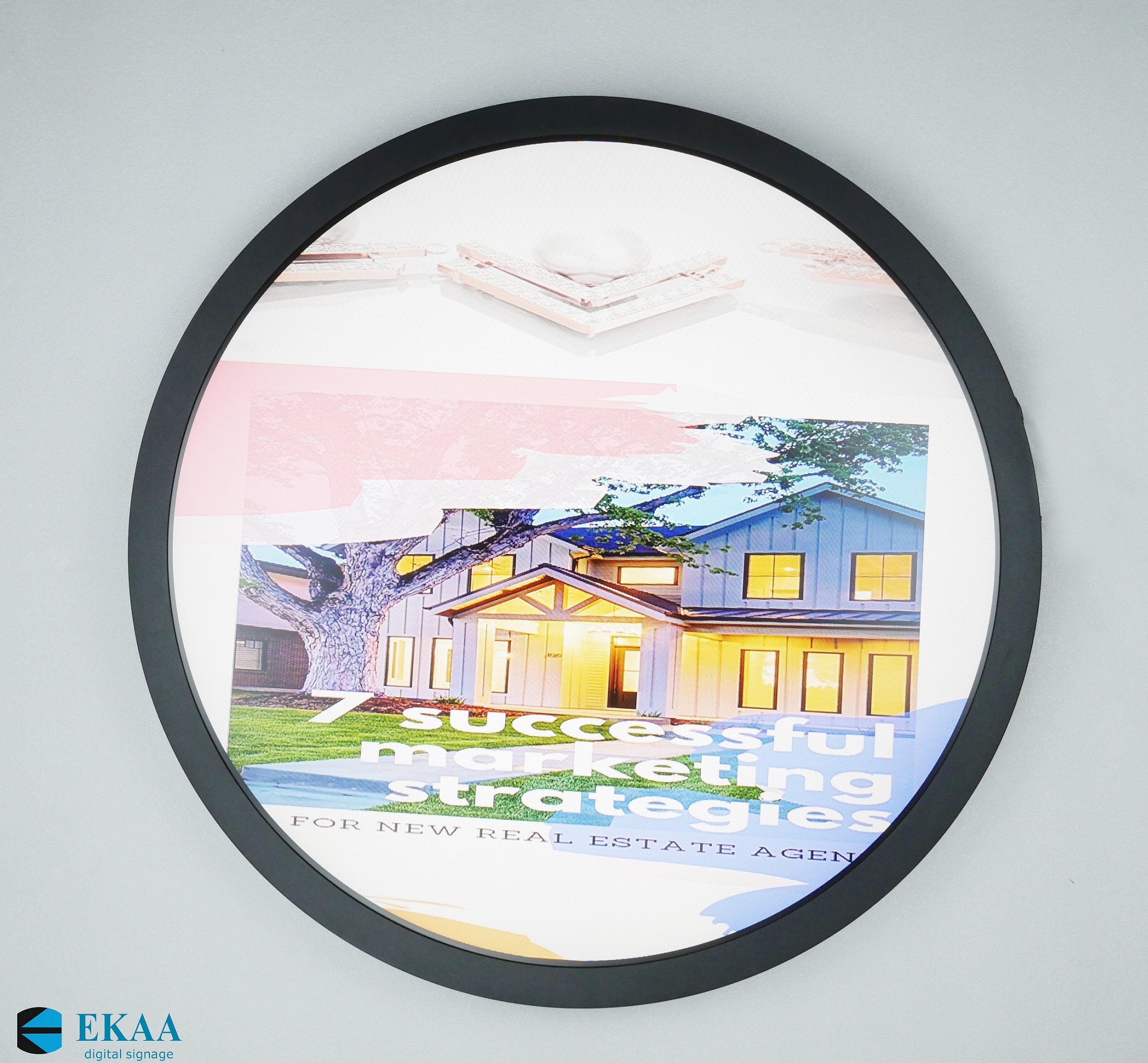 Round lcd displays